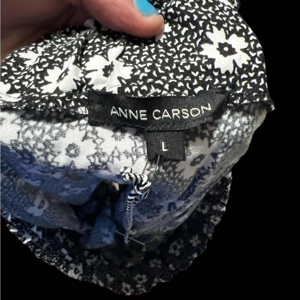 ANNE CARSON | NWT FLORAL RUFFLE MIDI SKIRT - Picture 3 of 3